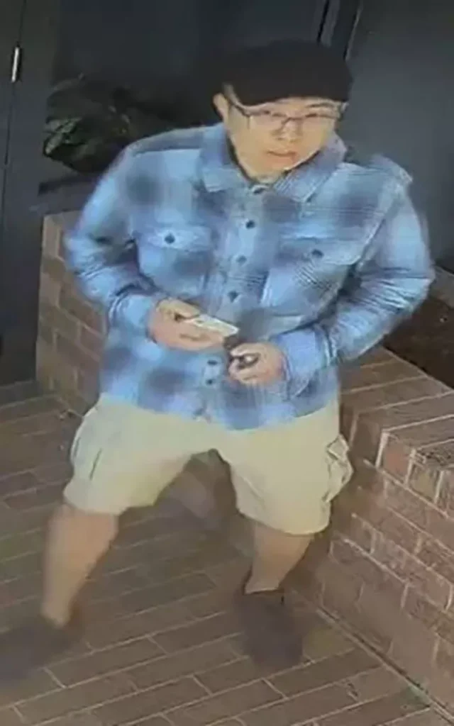 CCTV footage of suspect