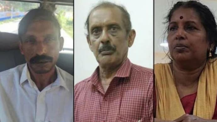The three suspects in the human sacrifice case