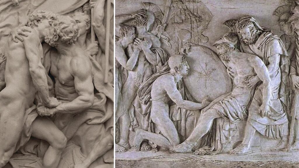 Lion of Chaeronea monument associated with the Sacred Band of Thebes